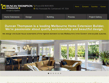 Tablet Screenshot of duncanthompson.com.au